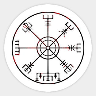 Viking Compass Sticker